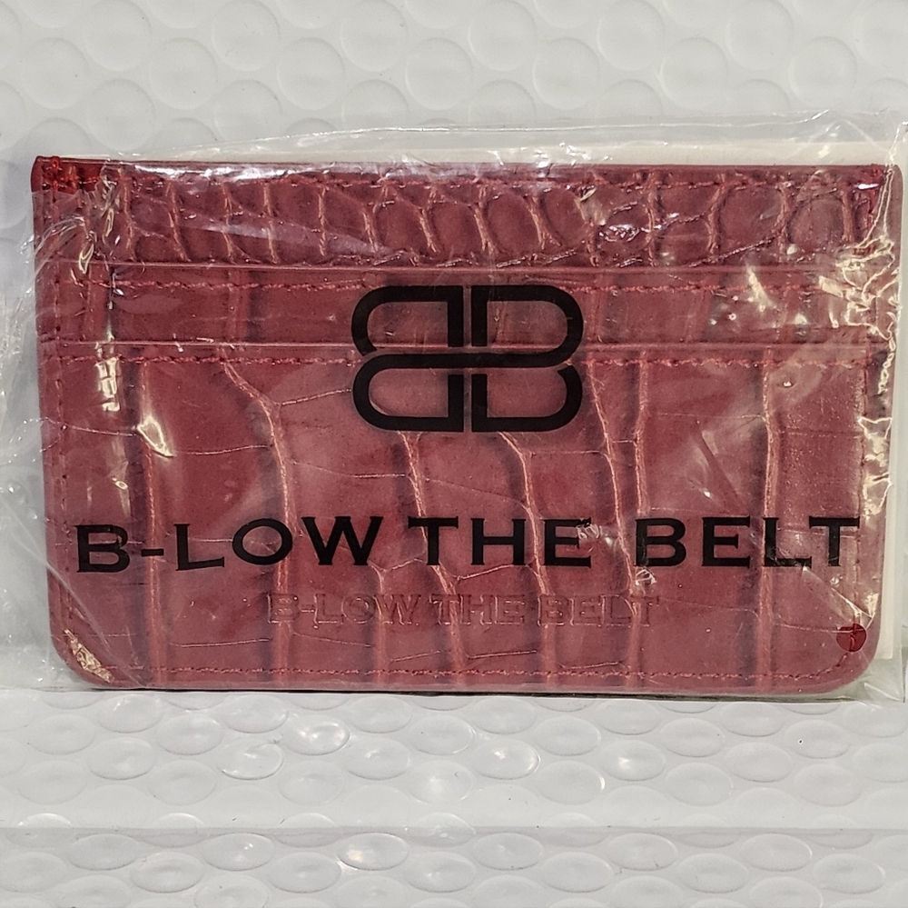 B-Low the Belt Croc Card Holder